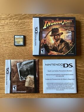 Indiana Jones & the Staff Of Kings  (Nintendo DS, 2008)  Manual, Tested Working